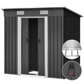 NNEDSZ Garden Shed Outdoor Storage Sheds Tool Workshop 1.94x1.21M with Base Lootquake LLC