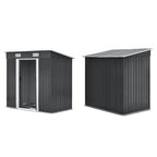 NNEDSZ Garden Shed Outdoor Storage Sheds Tool Workshop 1.94x1.21M with Base Lootquake LLC