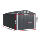 NNEDSZ Giantz Garden Shed Sheds Outdoor Storage 3x5.38M Tool Workshop House Shelter Lootquake LLC