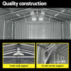 NNEDSZ Giantz Garden Shed Sheds Outdoor Storage 3x5.38M Tool Workshop House Shelter Lootquake LLC