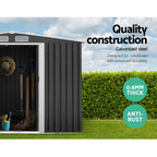 NNEDSZ Garden Shed Outdoor Storage Sheds Tool Workshop 2.58X3.14X2.02M with Base Lootquake LLC