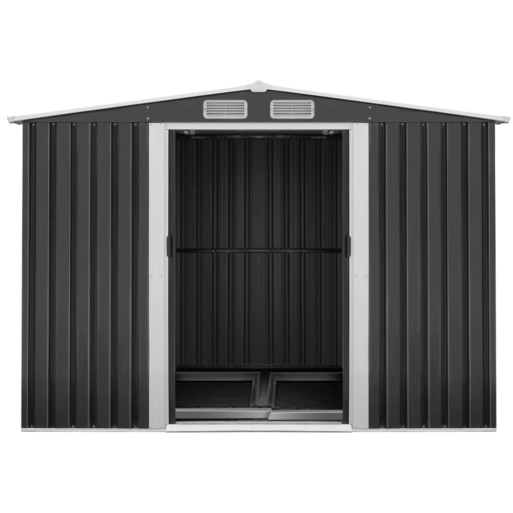 NNEDSZ Garden Shed Outdoor Storage Sheds Tool Workshop 2.6X3.89X2.02M with Base Lootquake LLC