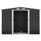 NNEDSZ Garden Shed Outdoor Storage Sheds Tool Workshop 2.6X3.89X2.02M with Base Lootquake LLC