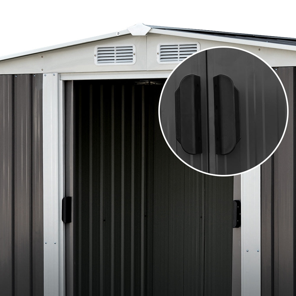 NNEDSZ Garden Shed Outdoor Storage Sheds Tool Workshop 2.57x2.05x1.78M Lootquake LLC