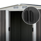 NNEDSZ Garden Shed Outdoor Storage Sheds Tool Workshop 2.57x2.05x1.78M Lootquake LLC