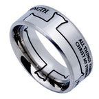 Silver Iron Cross Ring KingdomWear