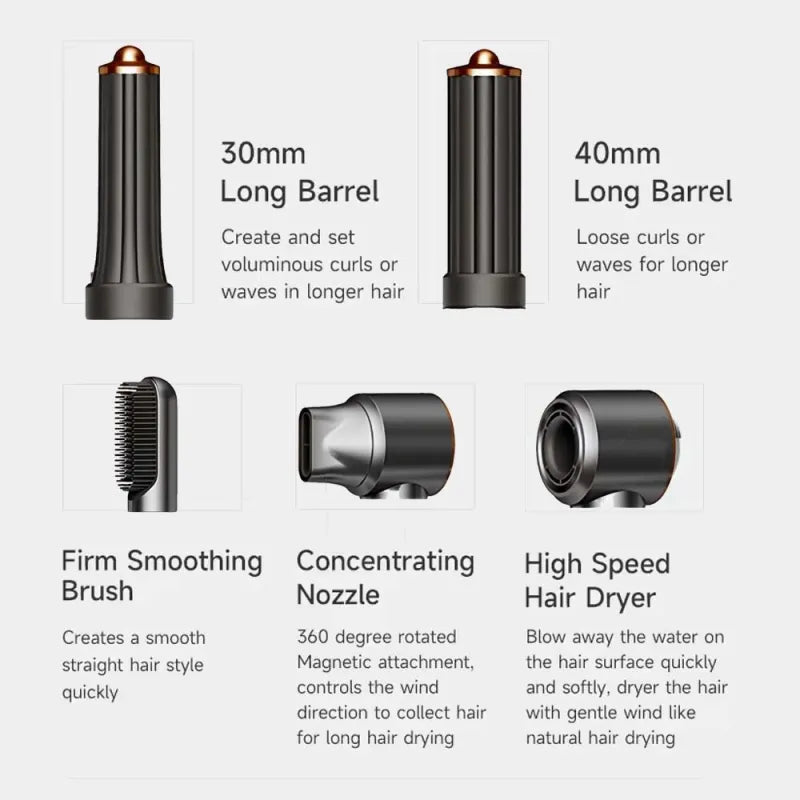 6-in-1 Hair Styling Tool Pi-Mart