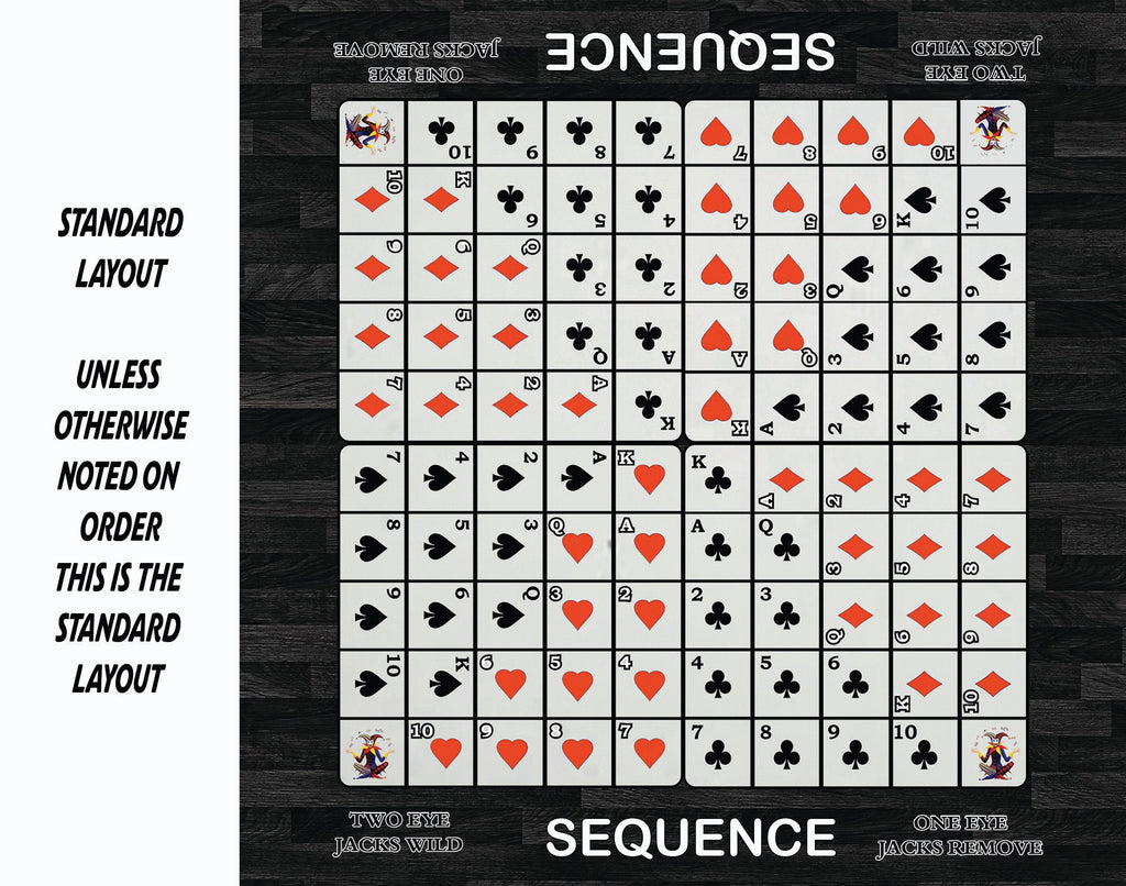 Sequence  Game - SJB-DIAMOND ELITES
