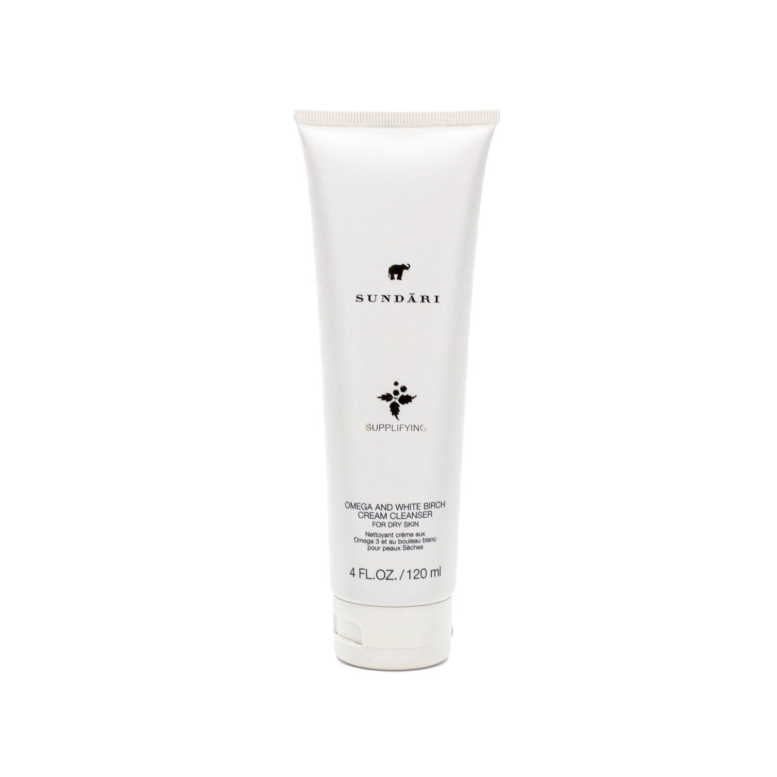 SUNDARI Omega 3 & White Birch Cream Cleanser for Dry Skin 4oz - Missing Box This is Beauty US
