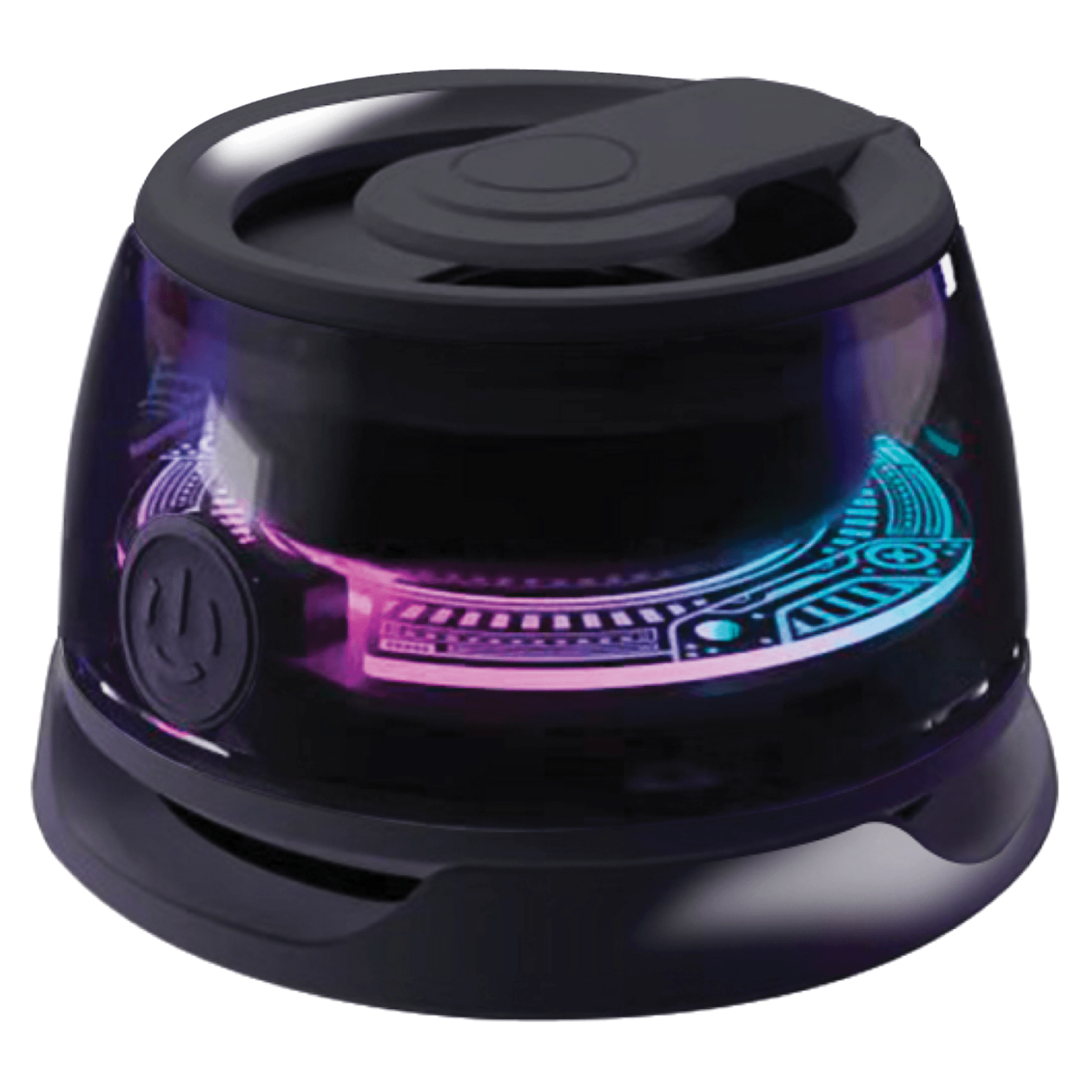 Sway Magboom Led Magnetic Bluetooth Speaker Bluetooth Portable Speaker - Black Sapphire Tech Innovations