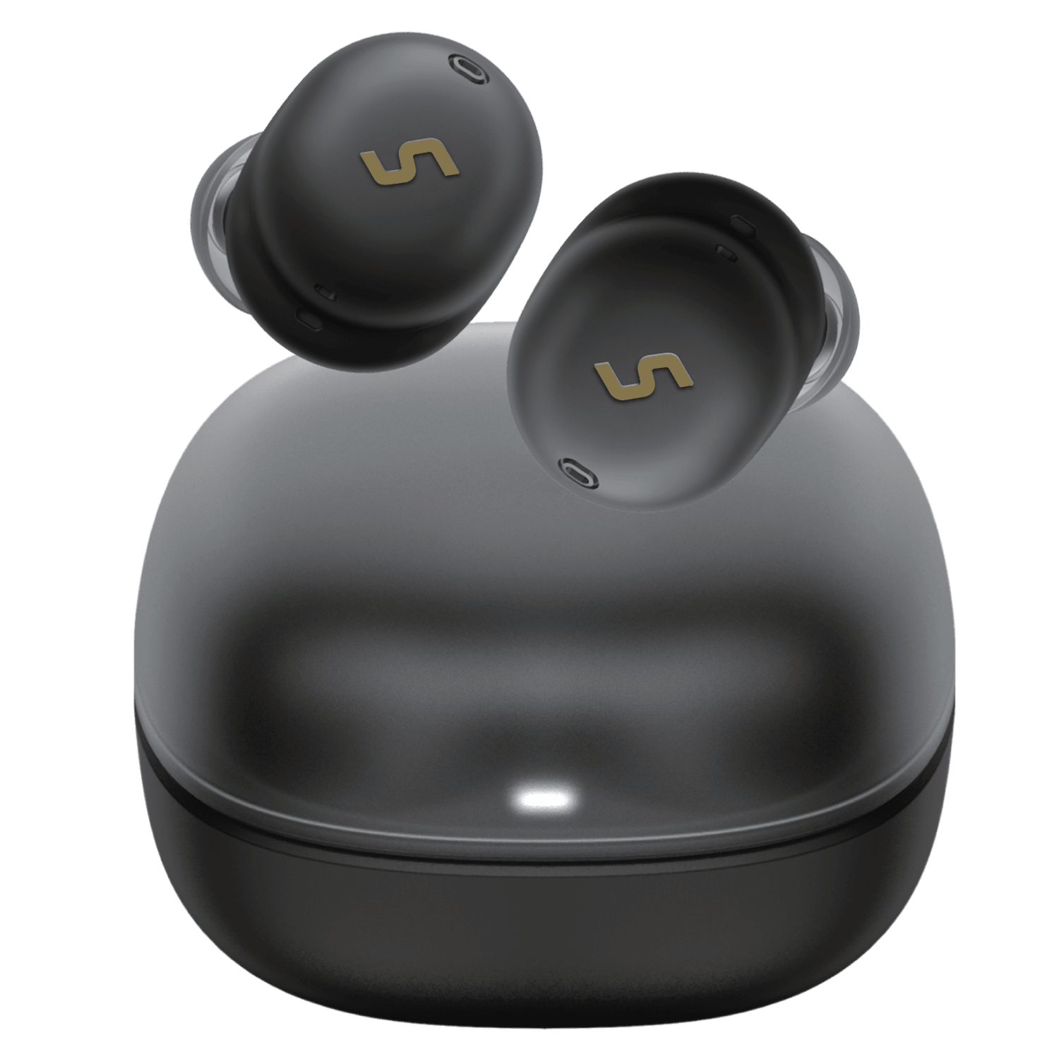 Sway Comfort Fit Ultra Portable True Wireless Headphones With Power Go Charging Case Wireless True Wireless Earbuds - Black Sapphire Tech Innovations