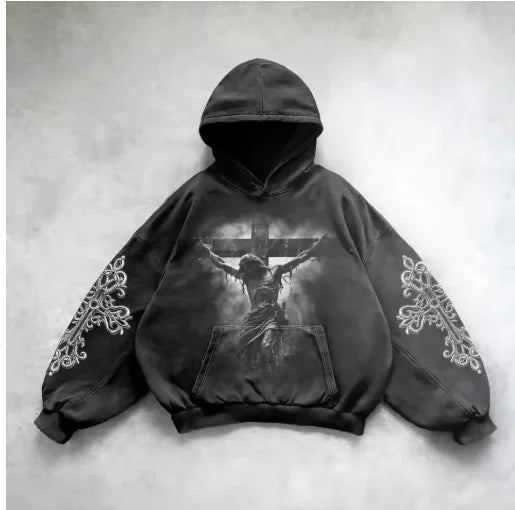 Urban Vibe Hooded Y2K Streetwear Sweatshirt Pi-Mart