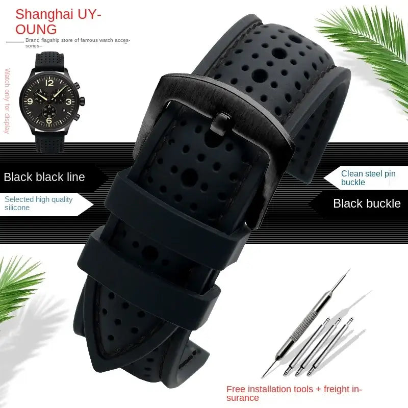 Ticwatch Silicone Band - Breathable, Comfortable, Versatile - SJB-DIAMOND ELITES