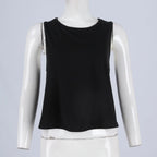 Women'S Solid Color Top Women'S Sports Suspender Top Women'S Fashion Hollow Back Sports Running Fitness Casual Hundred Yoga Top Lootquake LLC
