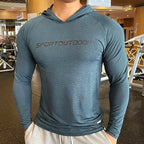 FlexFit Hooded Gym Tee - Long Sleeve