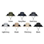 Outdoor Camping Fishing Hiking Sunscreen Fisherman Hat Solar Fan Cap Portable Solar Charging Cap With Fan For Unisex