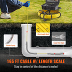 SucceBuy Sewer Camera 9" Screen Pipeline Inspection Camera DVR Function Waterproof Camera 12 Adjustable LEDs and 16 GB SD Card Lootquake LLC