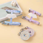 Cat Harness Wings Pet Harnesses And Leashes Set Adjustable Pet Harness for Cats Small Dogs Pug Chihuahua Cat Accessories Lootquake LLC
