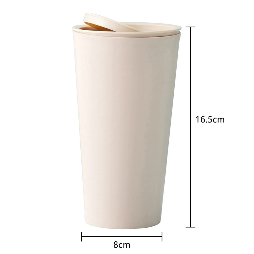 Mini Desktop Bin Small Trash Can with Cover Bedroom Trash Can Garbage Can Clean Workspace Storage Box Home Desk Trash Can Lootquake LLC