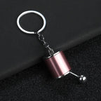 Personalized Keychain Creative Metal Mini Car Parts Manual Transmission Auto Keyring Accessories Key Ring Chain Men Lover Gift Lootquake LLC