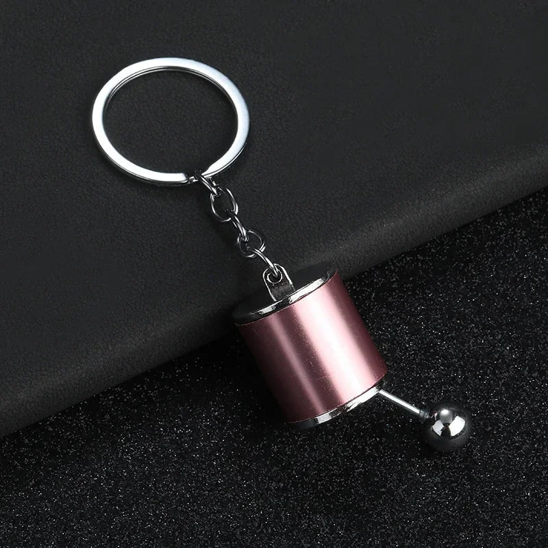 Personalized Keychain Creative Metal Mini Car Parts Manual Transmission Auto Keyring Accessories Key Ring Chain Men Lover Gift Lootquake LLC