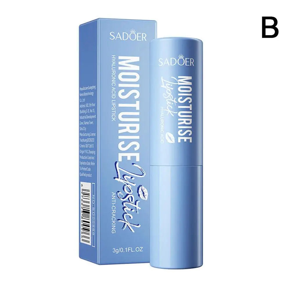 Hyaluronic Acid Lipstick Lips long-lasting Moisturizing Nourishing Soothing Dryness Brightening Lip Balm Beauty Skin Care Lootquake LLC
