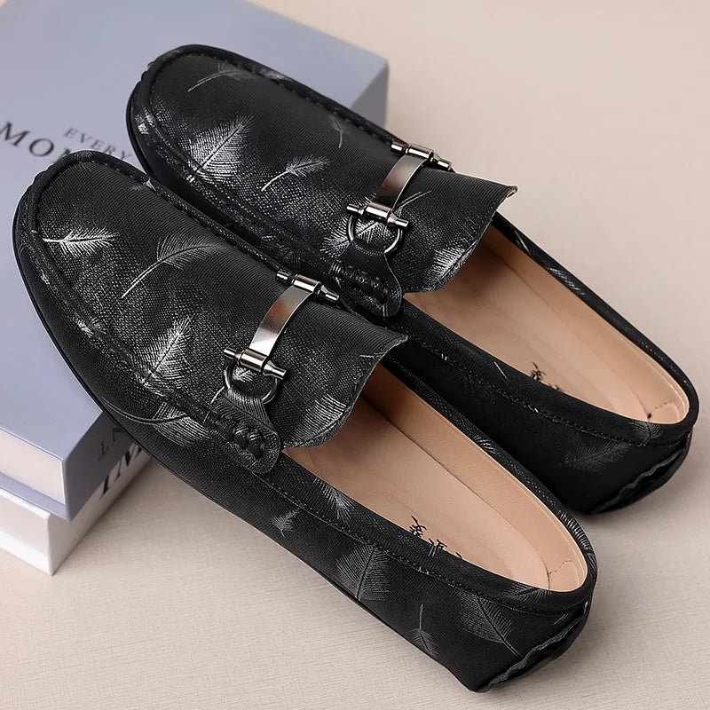 MAEDEF Men‘s High Quality Slip on Loafers 2024 Classics Fashion Leather Casual Male Shoe Comfortable Outdoor Driving Flats Shoes Lootquake LLC