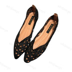 2025 Women Summer Pointed Versatile Hollow Leisure Flat Soled Shoes Comfortable Lightweight Sandals Fashion Elegant Single Shoes Lootquake LLC