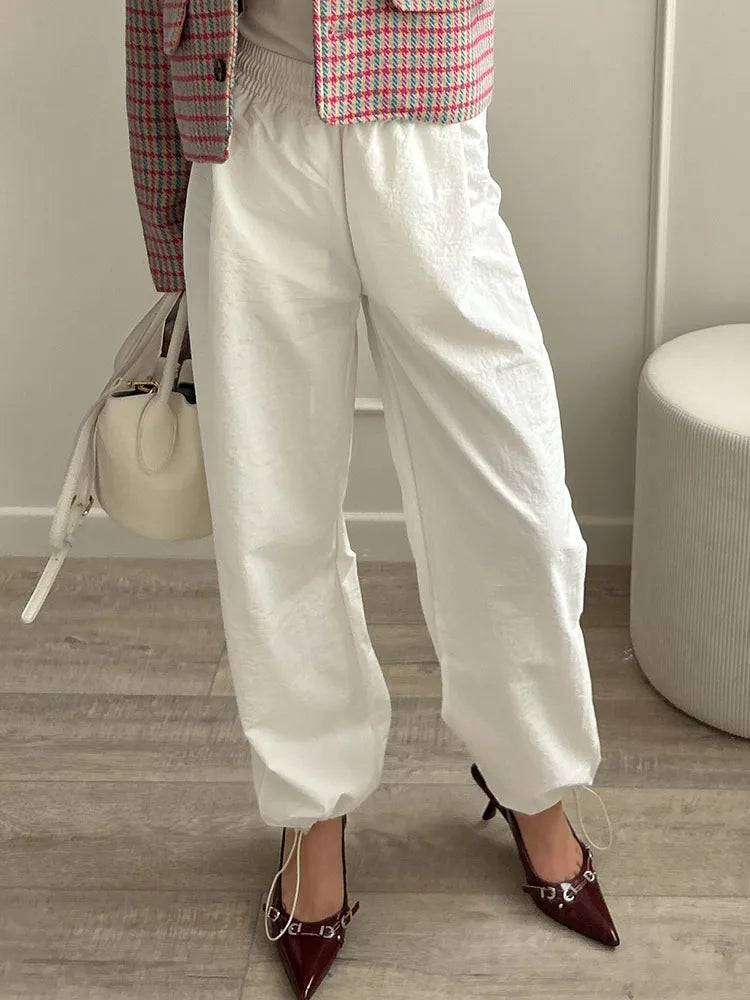 ChicEase High Waist Wide Leg Joggers THRIXINE