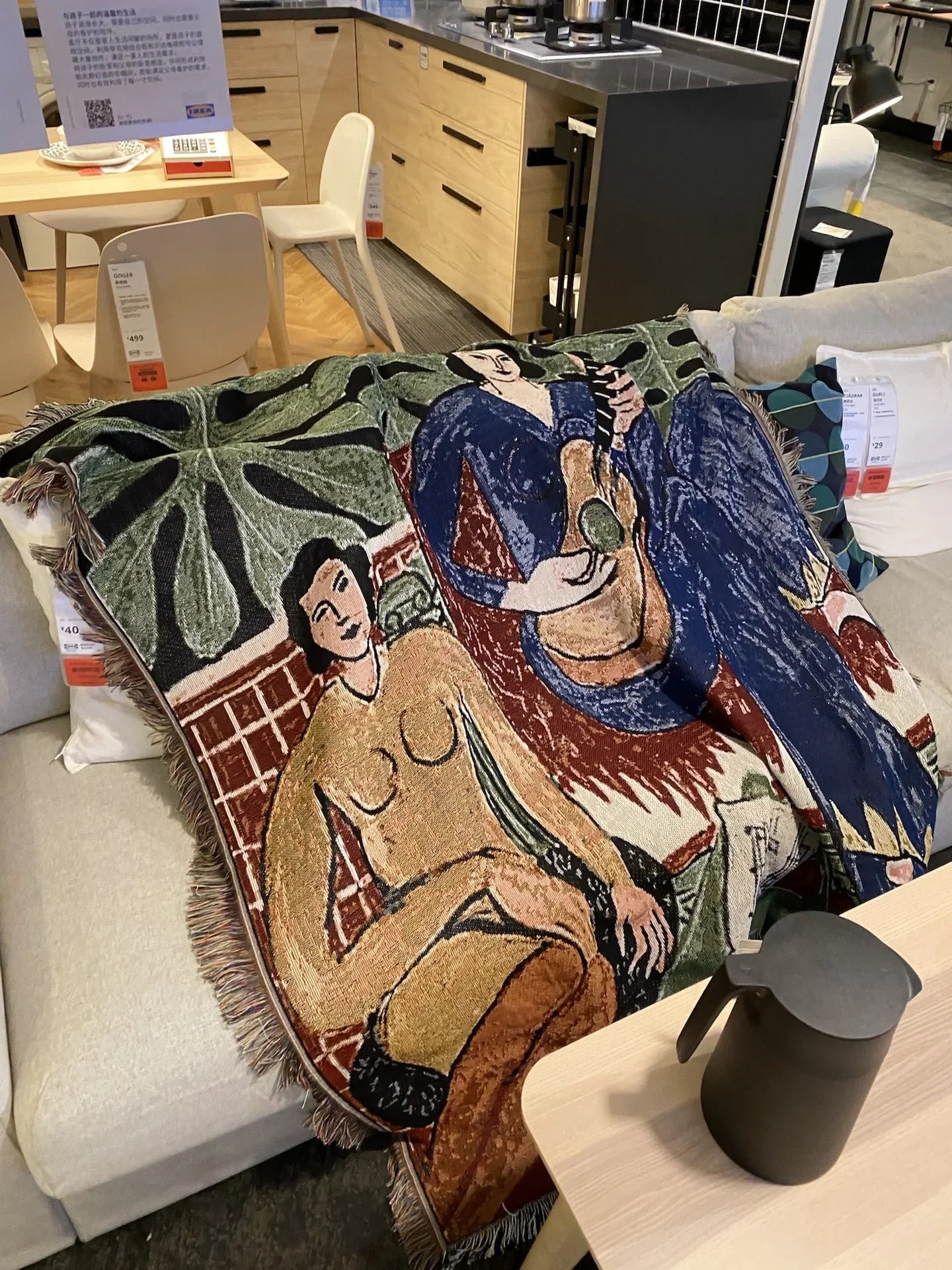 Casual Blankets Bed Decoration Woman Henri Matisse Carpet Sofa Sofa Blanket Throw Blankets Leisure Rug Single Tapestry drop ship Lootquake LLC
