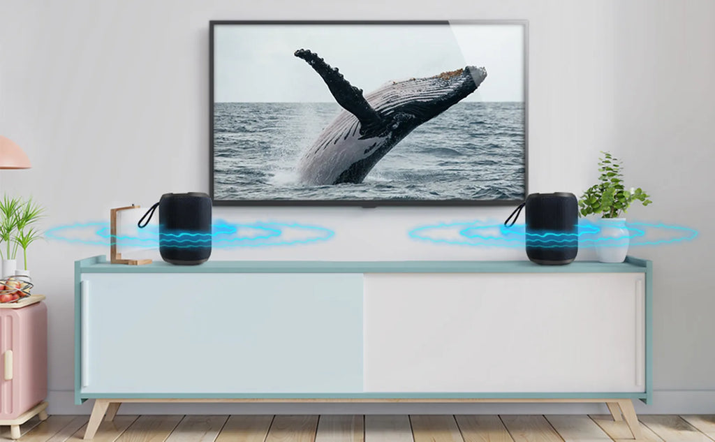Portable Bluetooth Speaker BT5.0 IPX7 Waterproof Stereo Music Surround Wireless Speaker With LED Light Subwoofer Outdoor Speaker Lootquake LLC