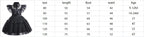 Halloween Wednesday Cosplay Costume 0-6-year-old Baby Fashion Hollow lace princess dress carnival girls black evening dress Lootquake LLC