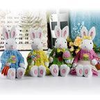 2023 New Easter Decoration for HomeResin Easter Bunny Rabbit Easter Craft Festival Bunny Ornament Decor Festival Egg Gifts Decor Lootquake LLC