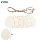 30-80mm Wooden Easter Eggs Pendants Blank Bunny Eggs Wood Chips Happy Easter Party Hanging Decoration Kids DIY Painting Crafts Lootquake LLC