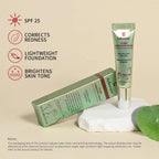 3Pcs /Set CC Cream Centella Korean Makeup Foundation Foundation Cream for Face Base Makeup Color Changing Liquid Foundation