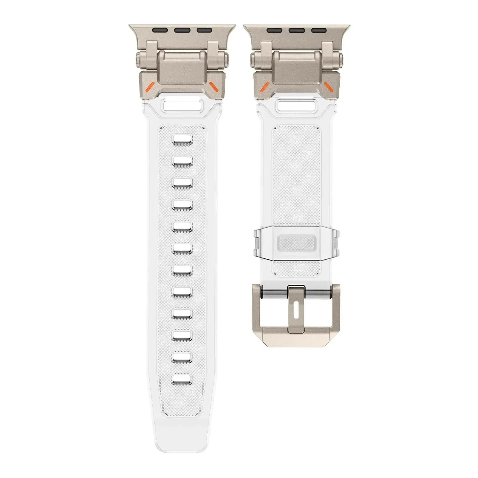 Apple Watch Silicone Metal Band - Premium Durable Strap - SJB-DIAMOND ELITES