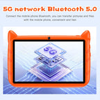 7 Inch Kids Tablets Children's Gifts Learning Education Android Tablet PC Quad Core 4GB RAM 64GB ROM 5G WiFi Bluetooth Cameras Lootquake LLC