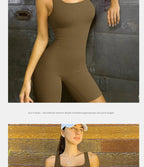Seamless One-Piece Short Yoga Sportswear THRIXINE