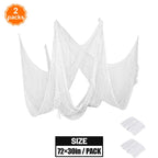 Halloween Decoration Black White Creepy Cloth Spooky Gauze Fabric Window Door Cover Scary Party Horror House Props Hallow Favors Lootquake LLC
