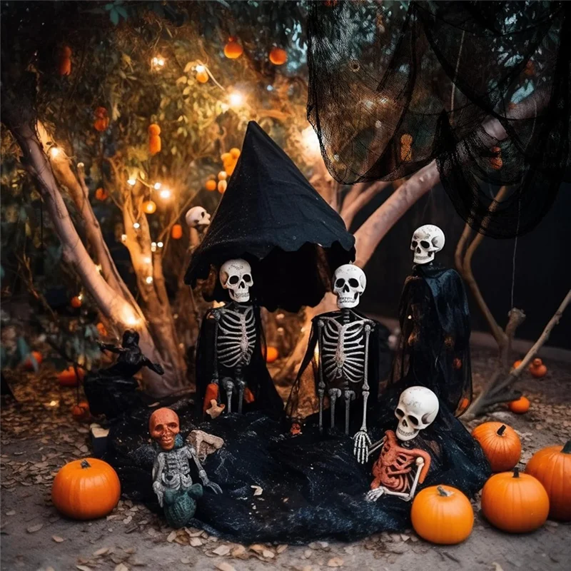 A36T-Halloween Horror Decorations Halloween Partys Decorations Suitable For Tables, Trees, Garden Gates, Haunted Houses