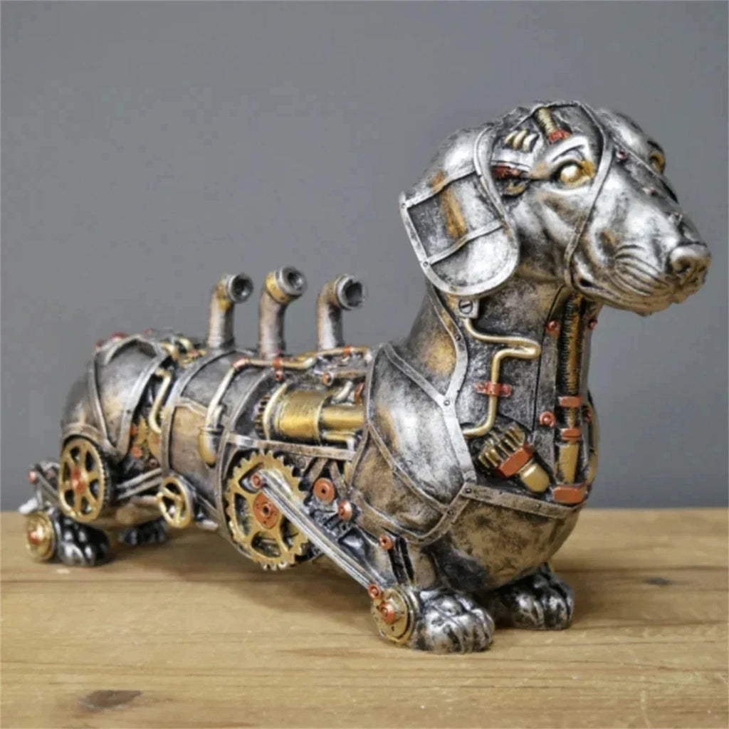 Steampunks Style Animal Sculpture Mechanical Animal Ornament Decoration Heavy Industry Decoration Resin Mechanical Decoration Lootquake LLC