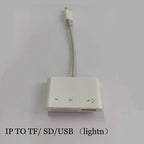 For IOS iPhone Macbook 3-in-1 Card Reader TF SD MemoryCard Reader OTG USB Adapter