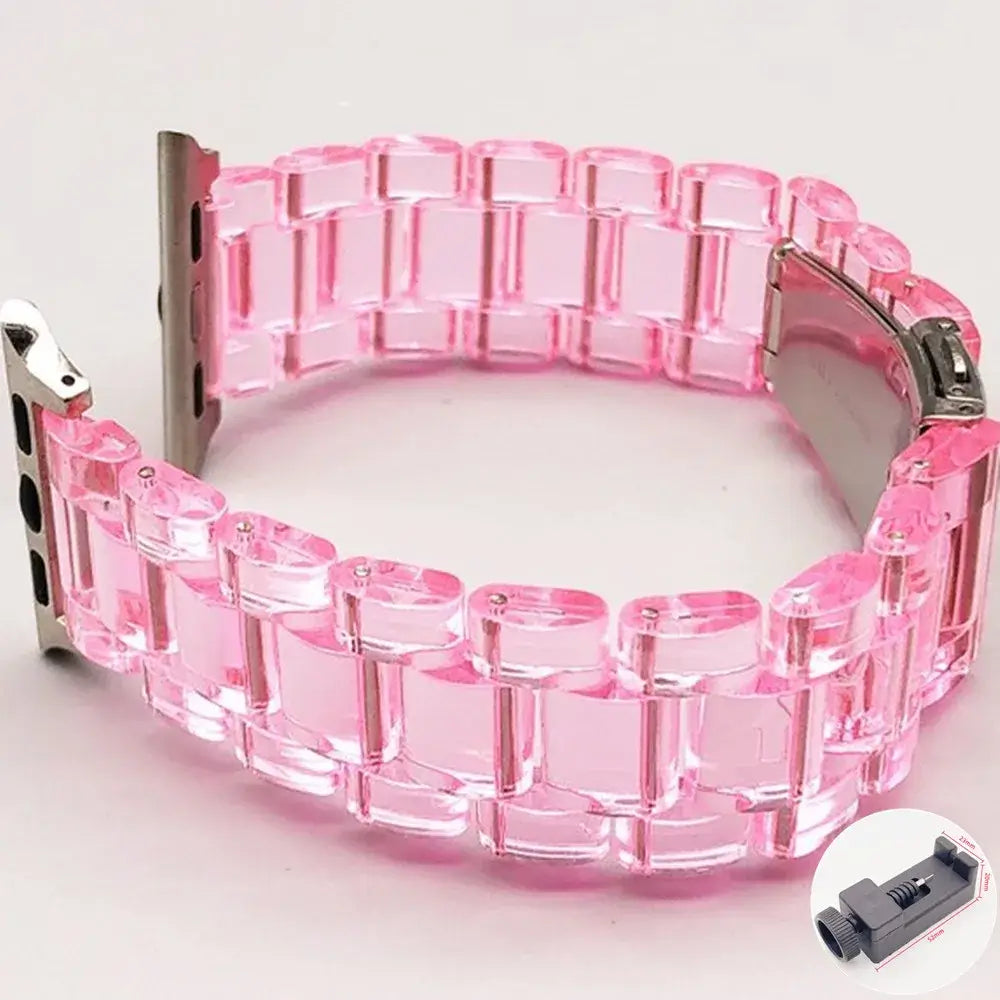 Apple Watch Resin Strap - Stylish, Durable Design - SJB-DIAMOND ELITES