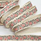 5Y 1.5cm/2.5cm Flowers Printed Cotton Floral Ribbon For Handmade DIY Craft Scrapbook Gift Packing Easter Wedding Christmas Deco Lootquake LLC