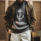 Maden Retro M51 Hooded Windbreaker Loose Fit Cotton Zipper Mid-length Jacket Versatile Solid Color Outerwear for Men's Autumn Lootquake LLC