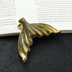 1Pcs Creative Fish Tail Metal Bookmarks, Rare Book Page Holders for Book Lovers, Office Supplies for Bookworm Readers Lootquake LLC