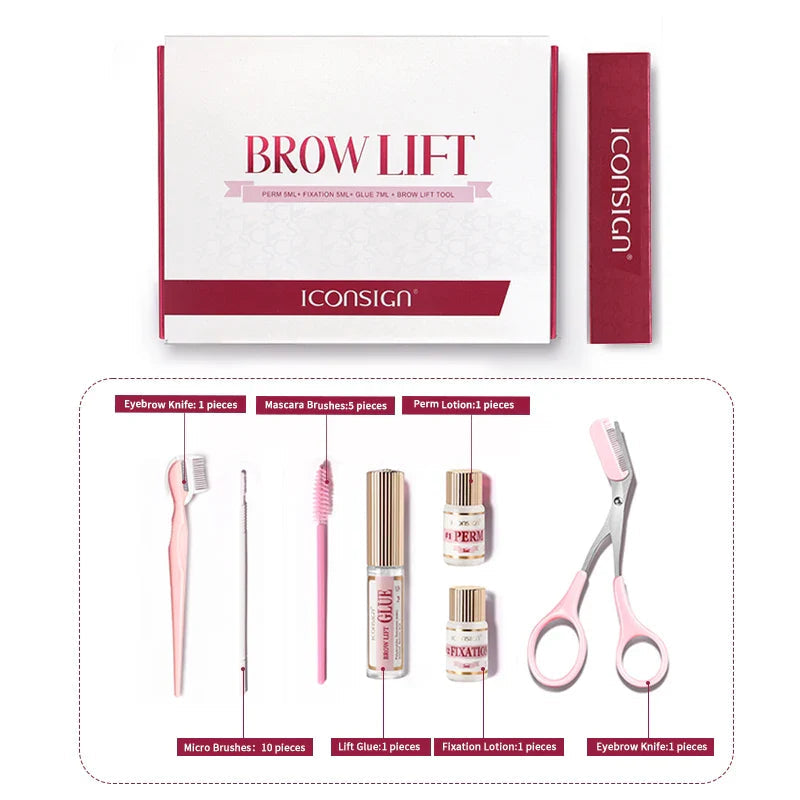 ICONSIGN Eyebrow Lift Professional Brow Lift Kit Brow Perm Eyebrow Kit Brow Makeup Tools Dropshipping Wholesale and Customize Lootquake LLC