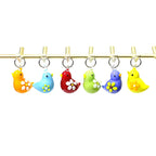 2pcs Cute Tiny Bird Charm Glass Pendant Kawaii Style Bird Mini Figurine Easter Ornament for Diy Women Jewelry Making Accessories Lootquake LLC