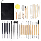 34pcs Sculpt Smoothing Wax Carving Pottery Ceramic Tools Polymer Shapers Modeling Carved Tool Perfect Lootquake LLC