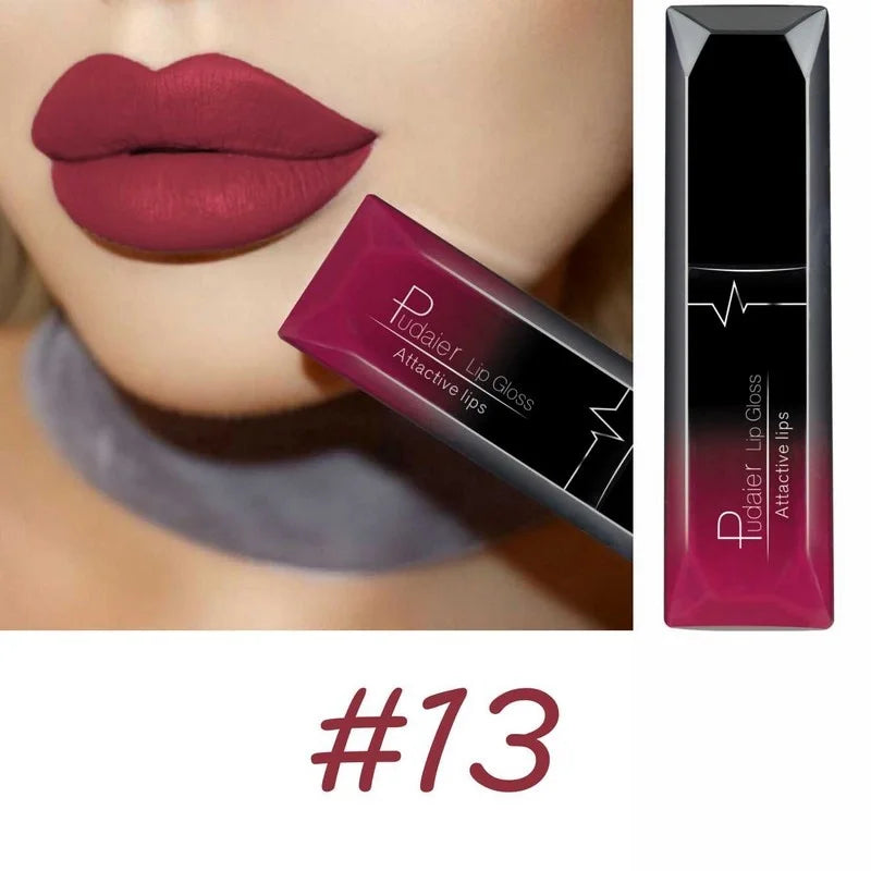 Best Lip Makeup 17 Color Sexy Matte Long Lasting Lipgloss Liquid Lipstick Lip Cream Lootquake LLC